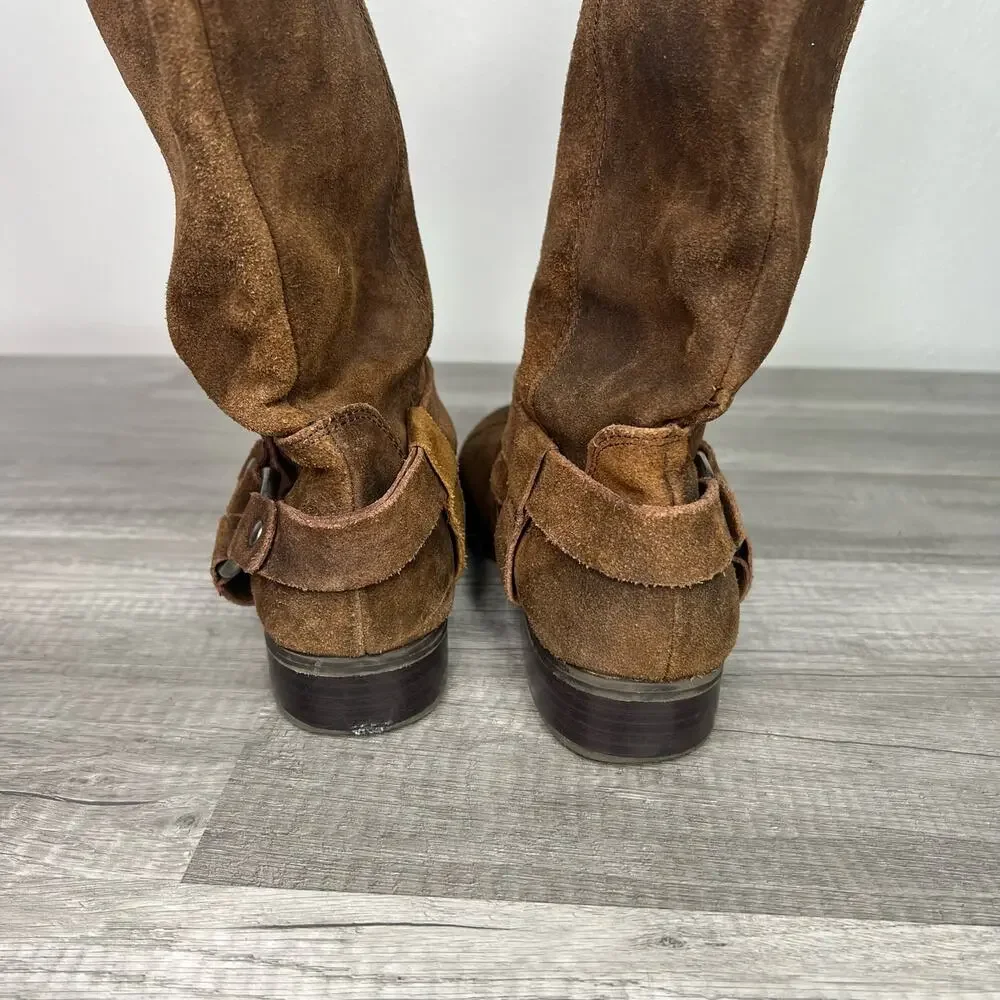Dolce Vita Suede Ridding Boot Tall Brown Size 7 1/2